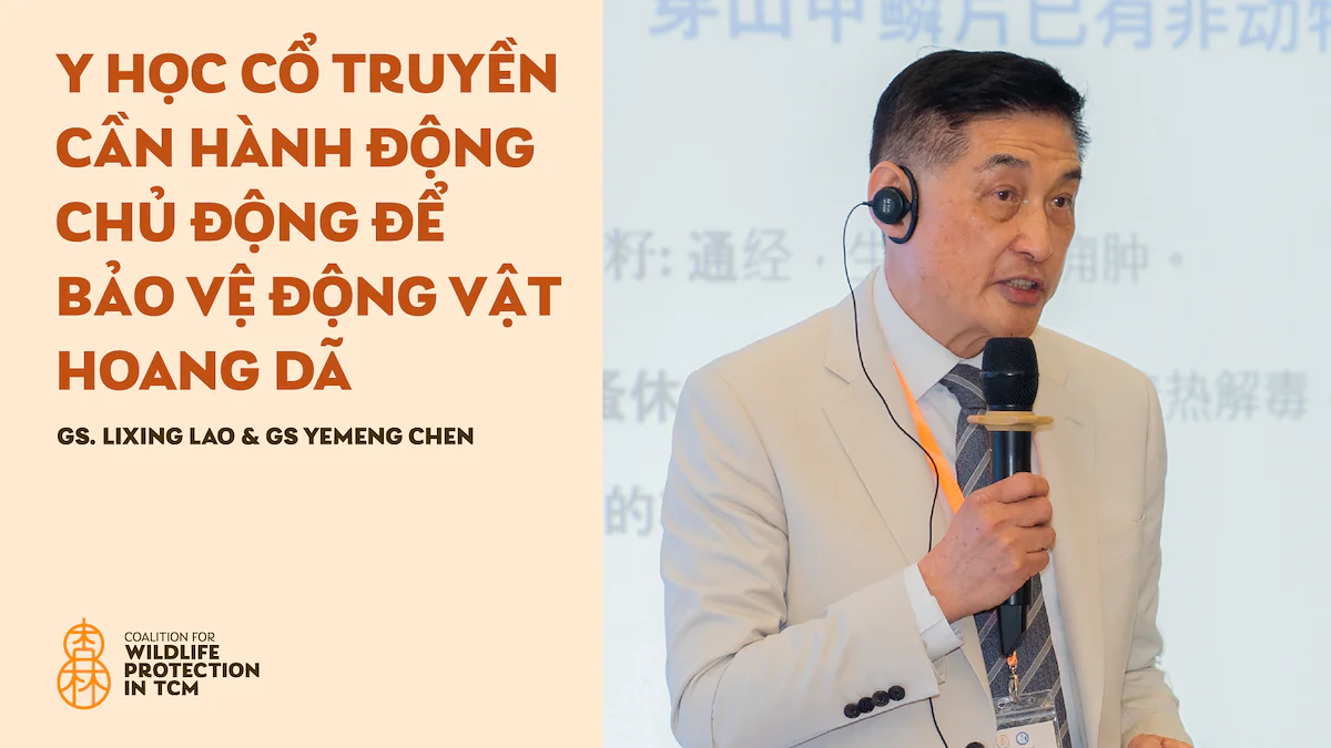 GS. Lixing Lao - Hiệu trưởng ĐH Y học Tích hợp Virginia) và GS. Yemeng Chen - Hiệu trưởng ĐH Y học cổ truyền New York) - Y học cổ truyền cần hành động chủ động để bảo vệ động vật hoang dã